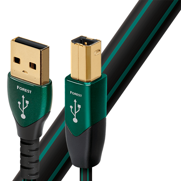 AudioQuest Forest USB A-B Cable (5m Single) — detail view