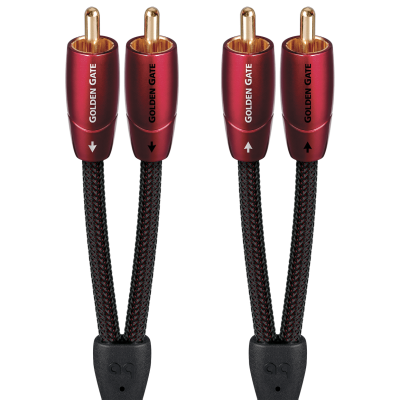 AudioQuest Golden Gate RCA Interconnect Cable (0.6m Pair)