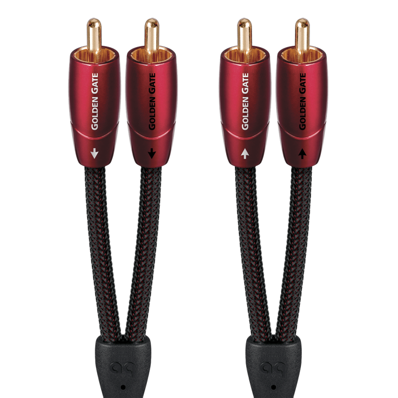 AudioQuest Golden Gate RCA Interconnect Cable (2m Pair)