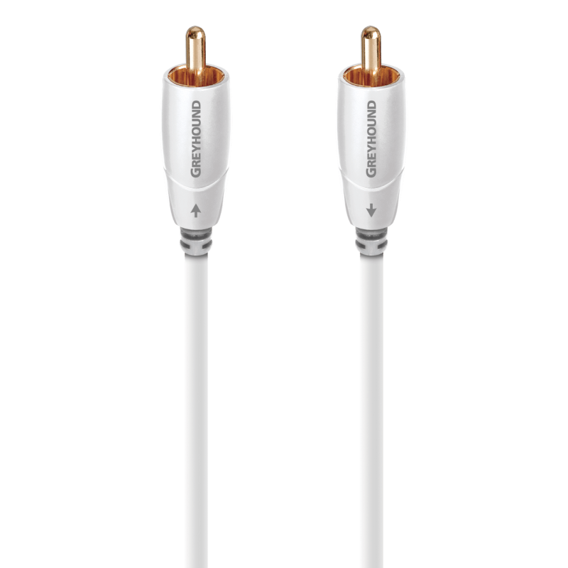 AudioQuest Greyhound RCA Subwoofer Cable - Both Connectors