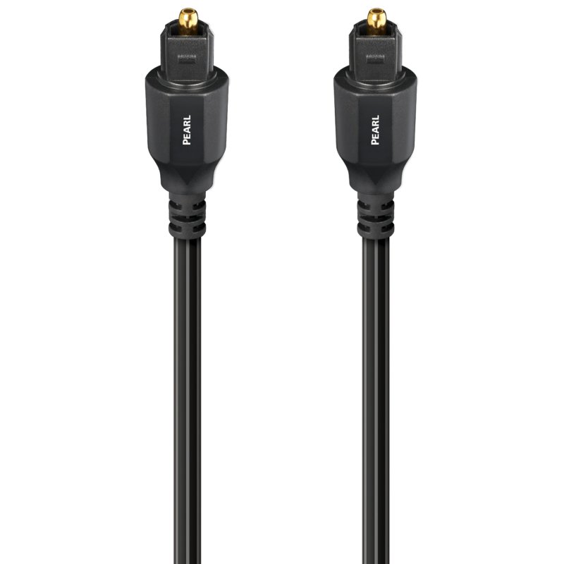 AudioQuest Pearl Optical Toslink Digital Cable 1.5m — both ends