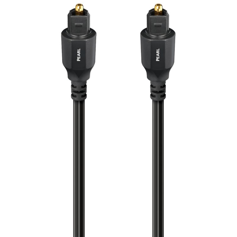 AudioQuest Pearl Optical Toslink Digital Cable (3m) — both connectors