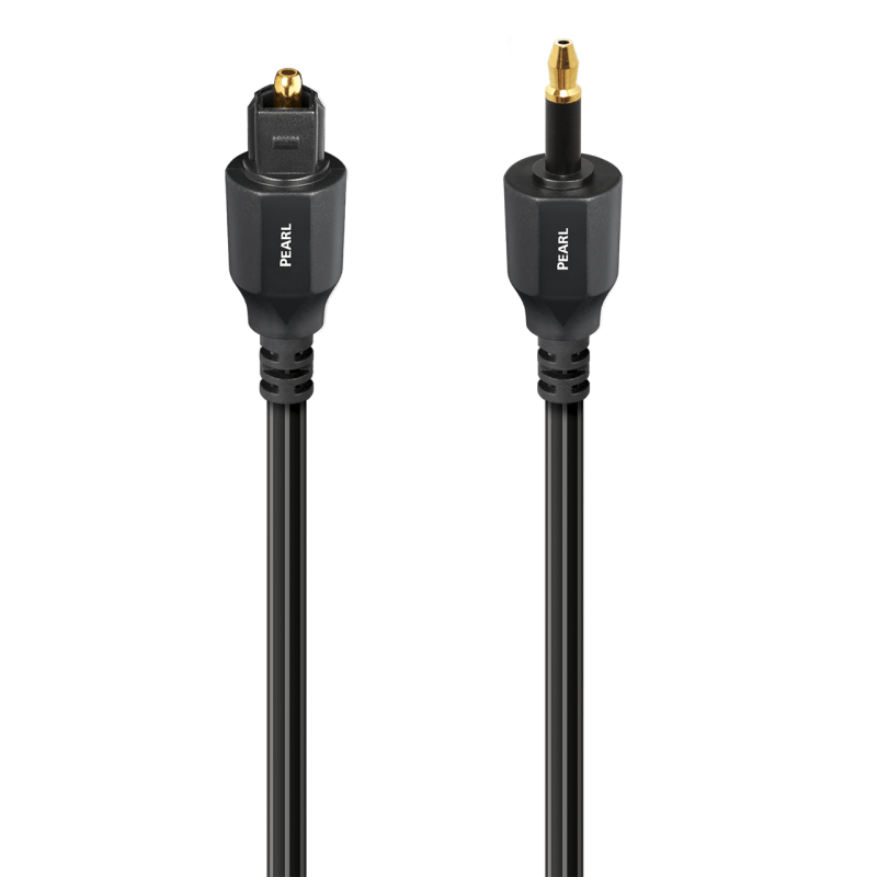 AudioQuest Pearl Optical Toslink to 3.5mm Mini Cable 12m — connector detail