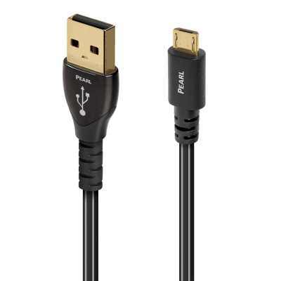 AudioQuest Pearl USB-A to Micro B 2.0 Cable 0.75m