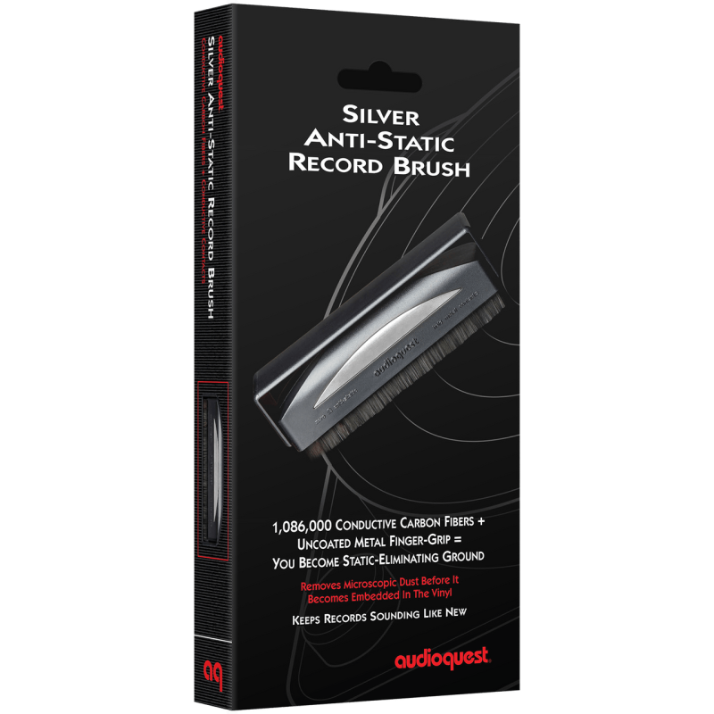 AudioQuest Silver Anti-Static Record Brush — packaging