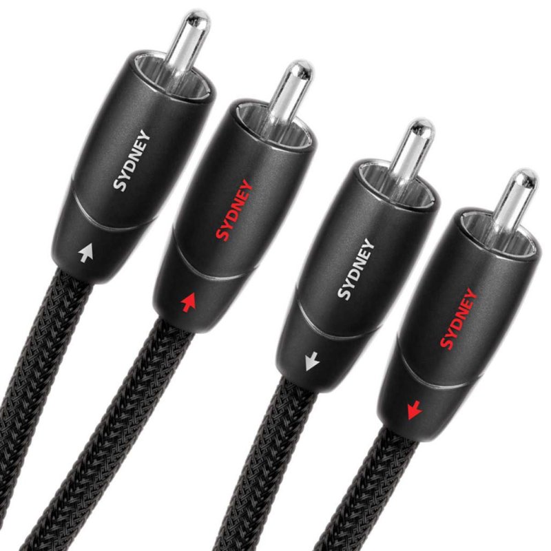 AudioQuest Sydney Stereo RCA-RCA Cable (0.6m Pair) - Connector Close-Up