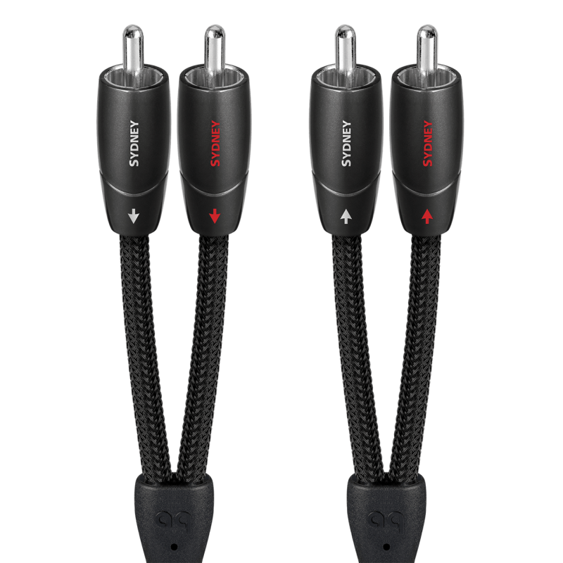 AudioQuest Sydney Stereo RCA-RCA Cable (0.6m Pair) - RCA Connectors