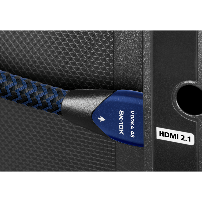 AudioQuest Vodka 48 Ultra High Speed 48Gbps HDMI 2.1 Cable (1m Single) — lifestyle