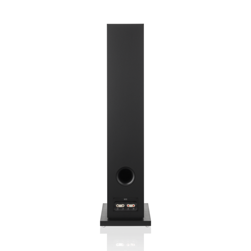 Bowers & Wilkins 603 S3 Floorstanding Speakers Black (Pair) — rear panel