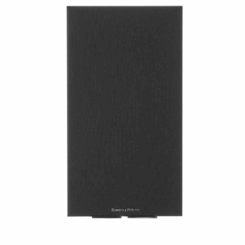 Bowers & Wilkins 606 S3 Bookshelf Speakers Black (Pair) — front view (grille on)