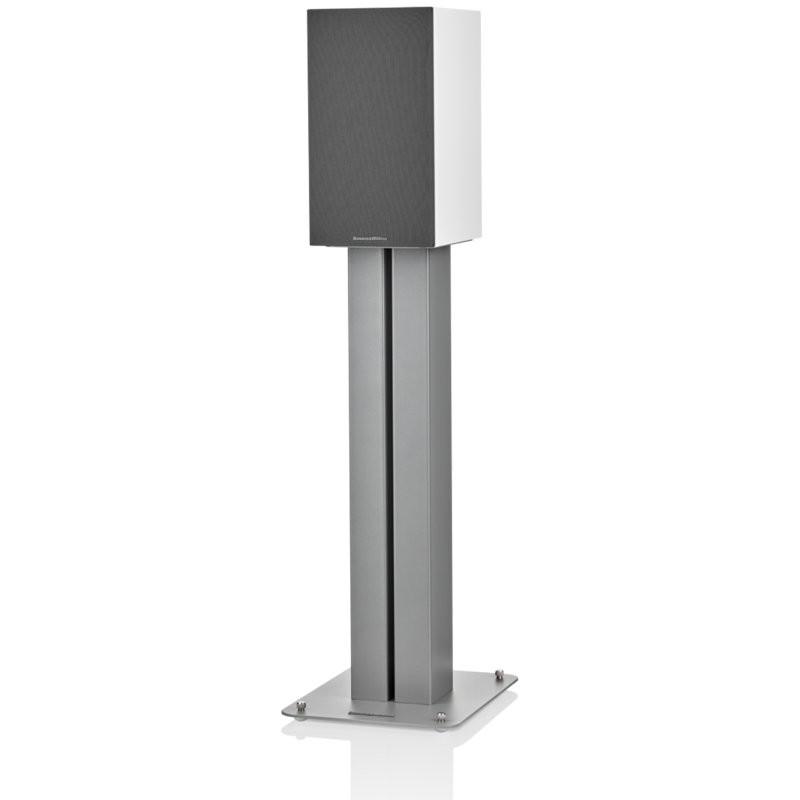 Bowers & Wilkins 607 S3 Bookshelf Speakers White (Pair) — front view (grille on)