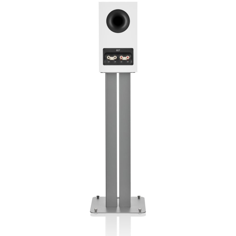 Bowers & Wilkins 607 S3 Bookshelf Speakers White (Pair) — rear panel with speaker terminals