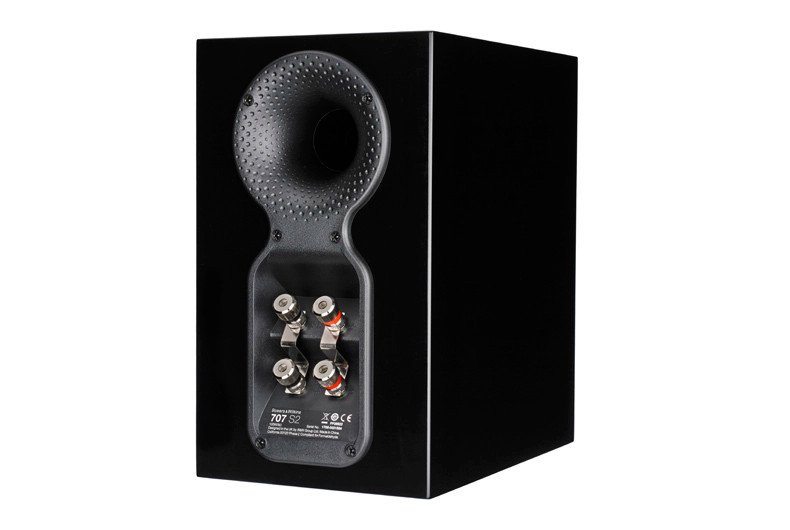 B&W 707 S2 Bookshelf Speakers (Pair) - Black