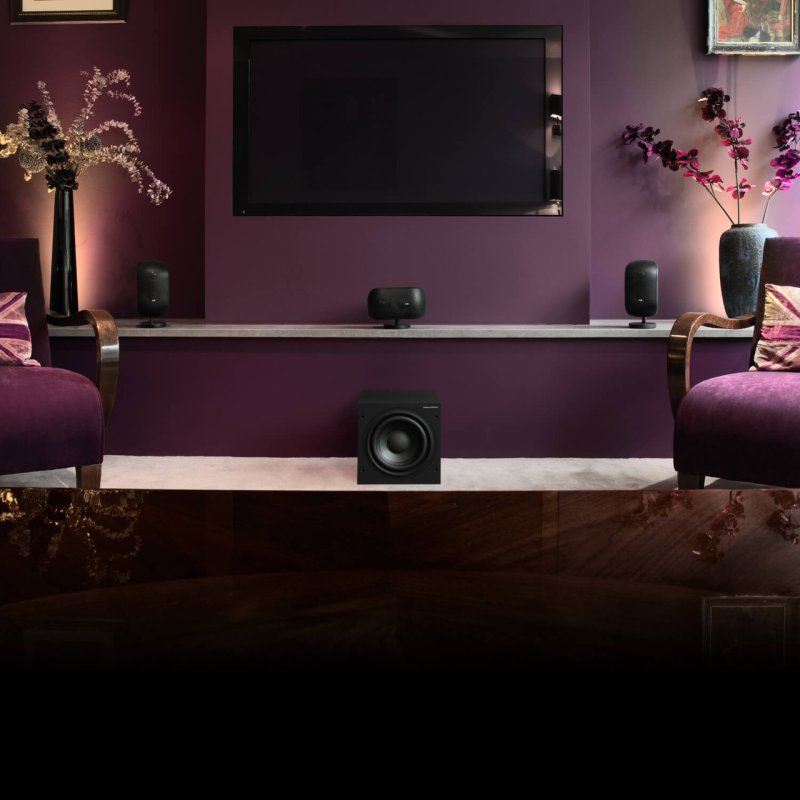Bowers & Wilkins ASW610 Active Subwoofer Black — home cinema lifestyle
