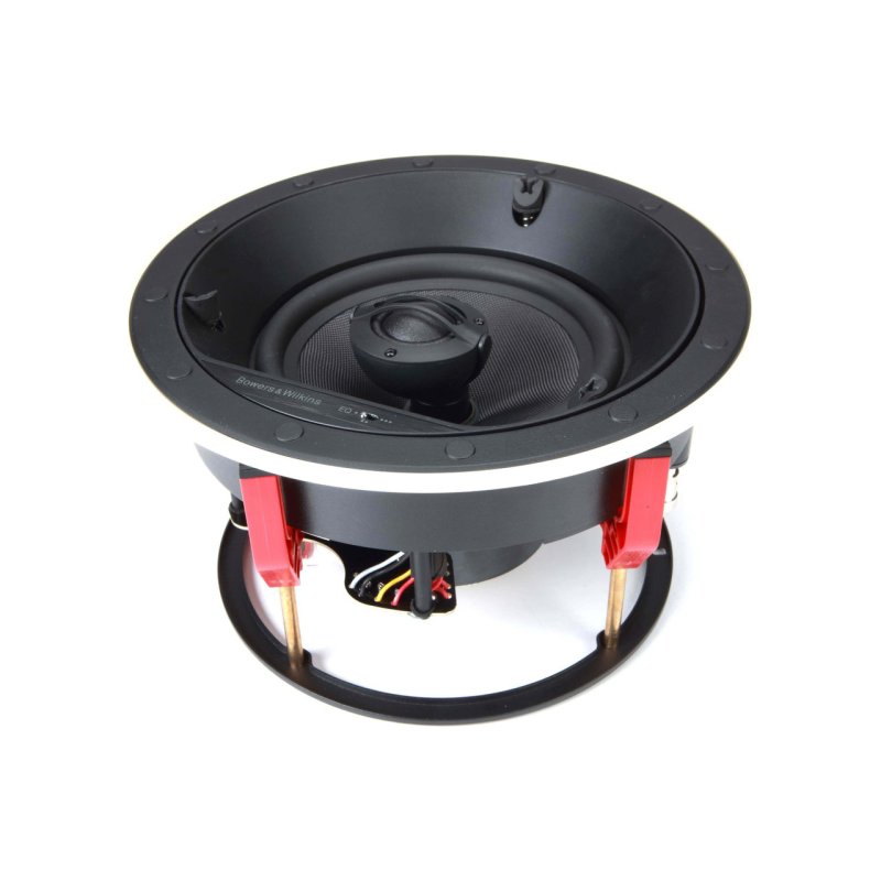 Bowers & Wilkins CCM664 In-Ceiling Speakers (Pair) — angled view with mounting hardware