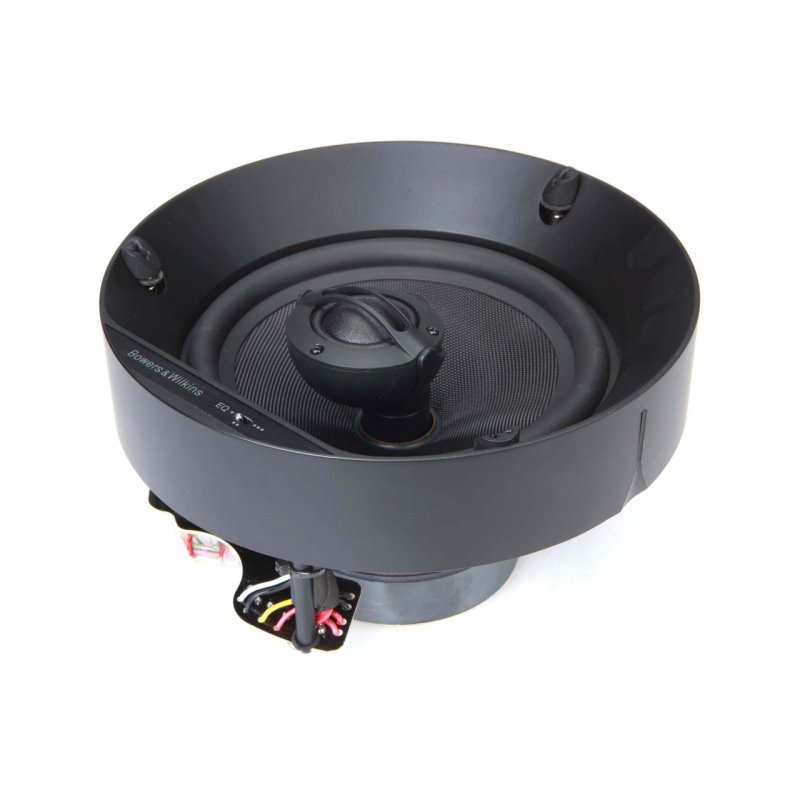 Bowers & Wilkins CCM664 In-Ceiling Speakers (Pair) — angled view showing EQ switch