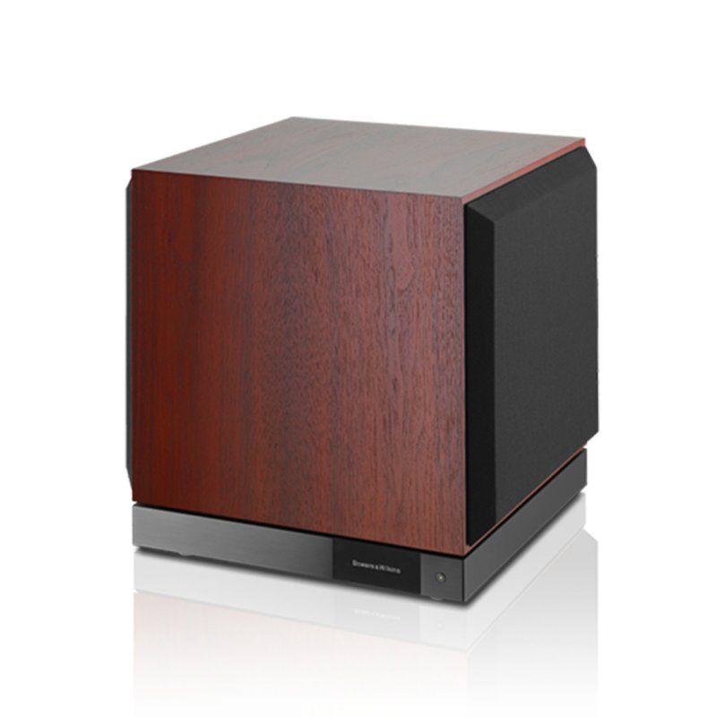 Bowers & Wilkins DB2D Active Subwoofer Rosenut — rear three-quarter view