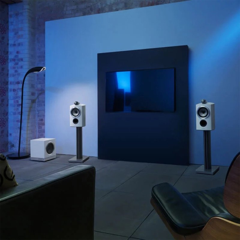 Bowers & Wilkins DB3D Active Subwoofer Satin White — lifestyle