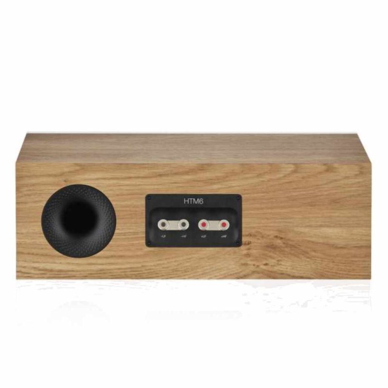 Bowers and Wilkins HTM6 S3 Centre Speaker Oak — rear panel