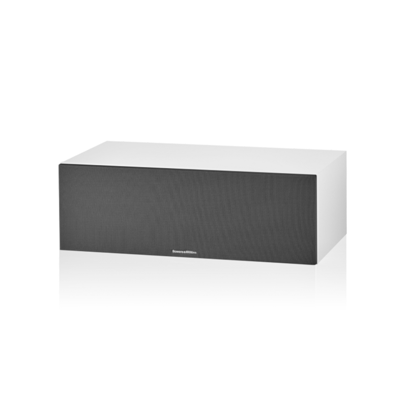 Bowers & Wilkins HTM6 S3 Centre Speaker White - Front with Grille