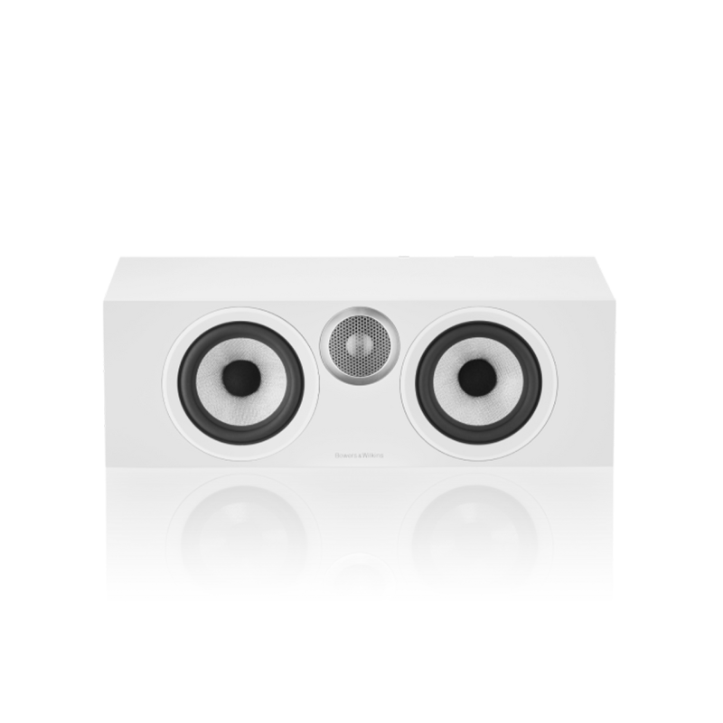 Bowers & Wilkins HTM6 S3 Centre Speaker White - Rear Panel