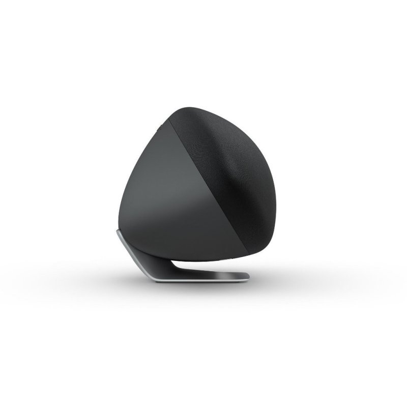 Bowers & Wilkins Zeppelin Wireless Smart Speaker Midnight Grey — three-quarter view