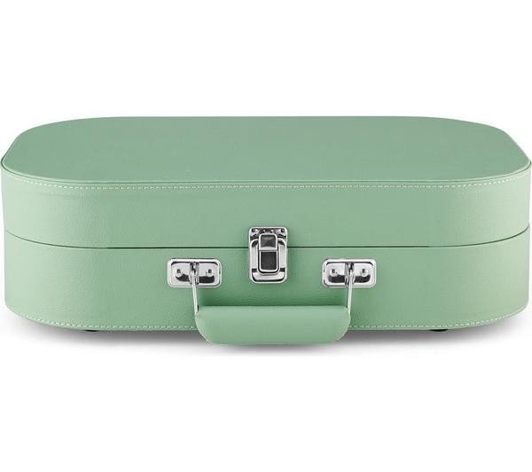 Crosley Discovery Portable Bluetooth 3-Speed Suitcase Vinyl Turntable - Seafoam | CLEARANCE