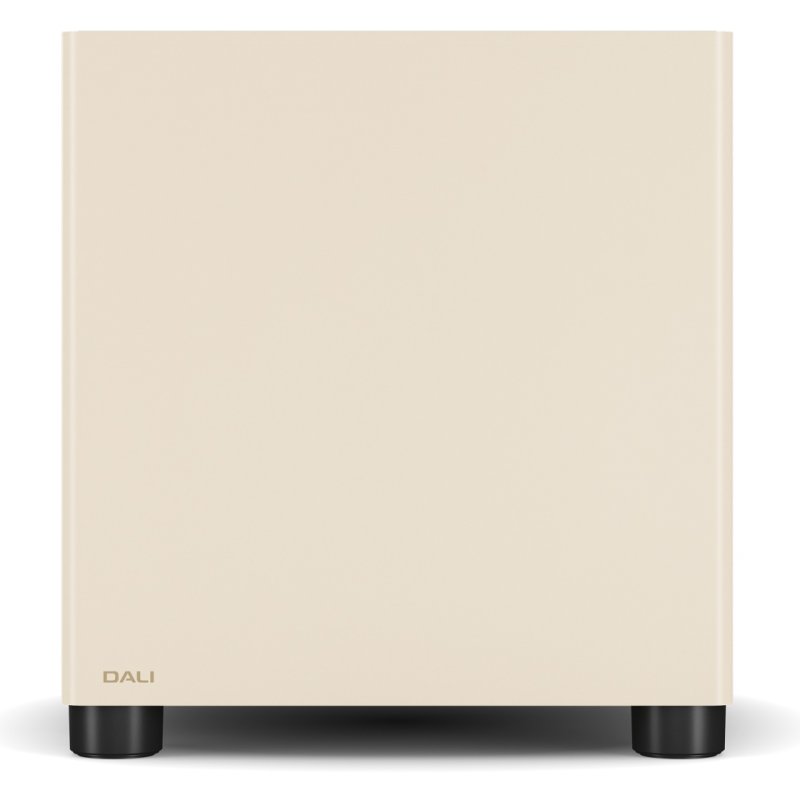 DALI BASIK SUB active subwoofer in Caramel White, front view