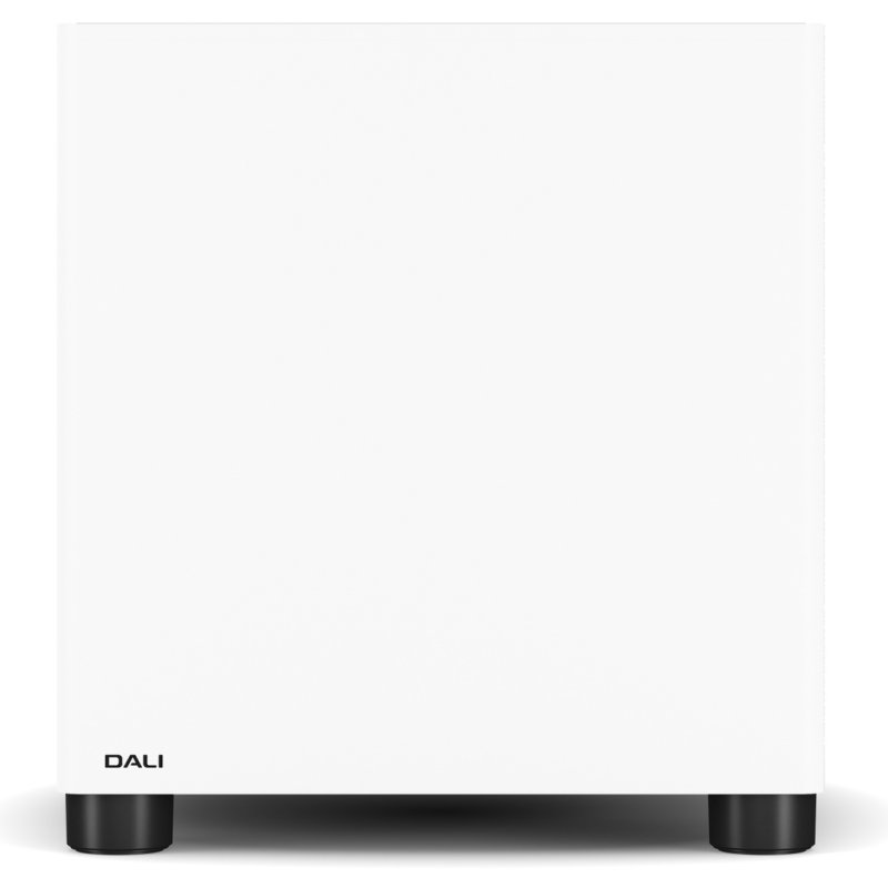 DALI BASIK SUB active subwoofer in Solid White, front view