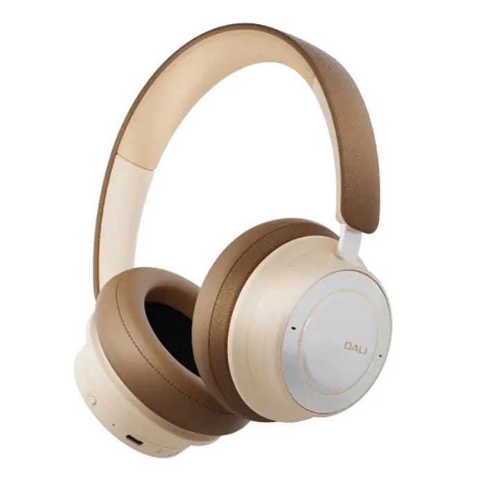DALI IO-8 Over-Ear Wireless Active Noise Cancelling Headphones Caramel White