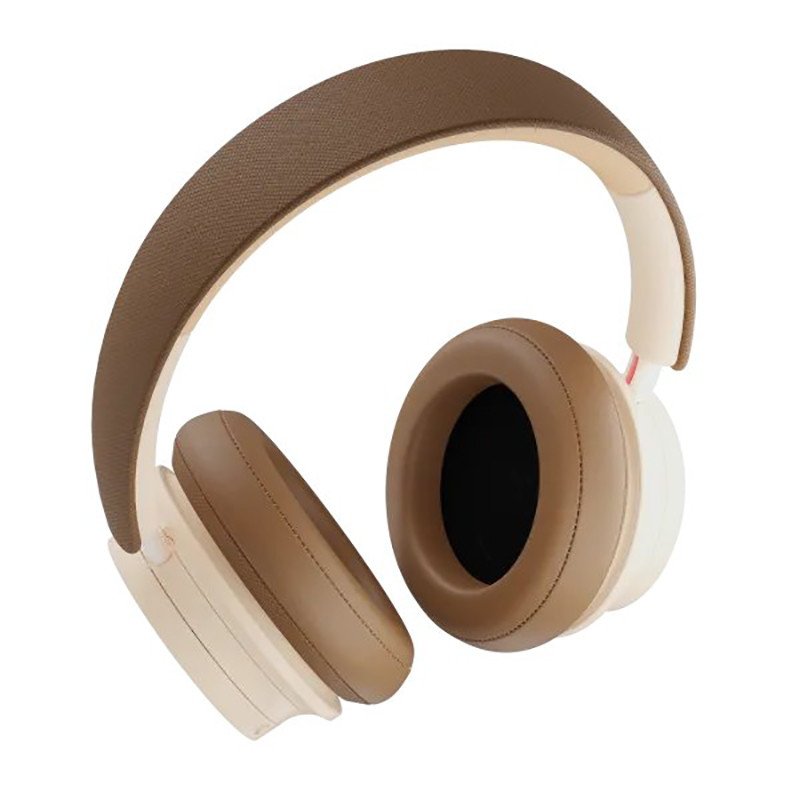 DALI IO-8 Over-Ear Wireless Active Noise Cancelling Headphones Caramel White — rear three-quarter view