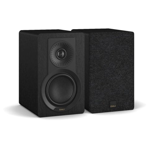 DALI KUPID bookshelf speakers in Black Ash