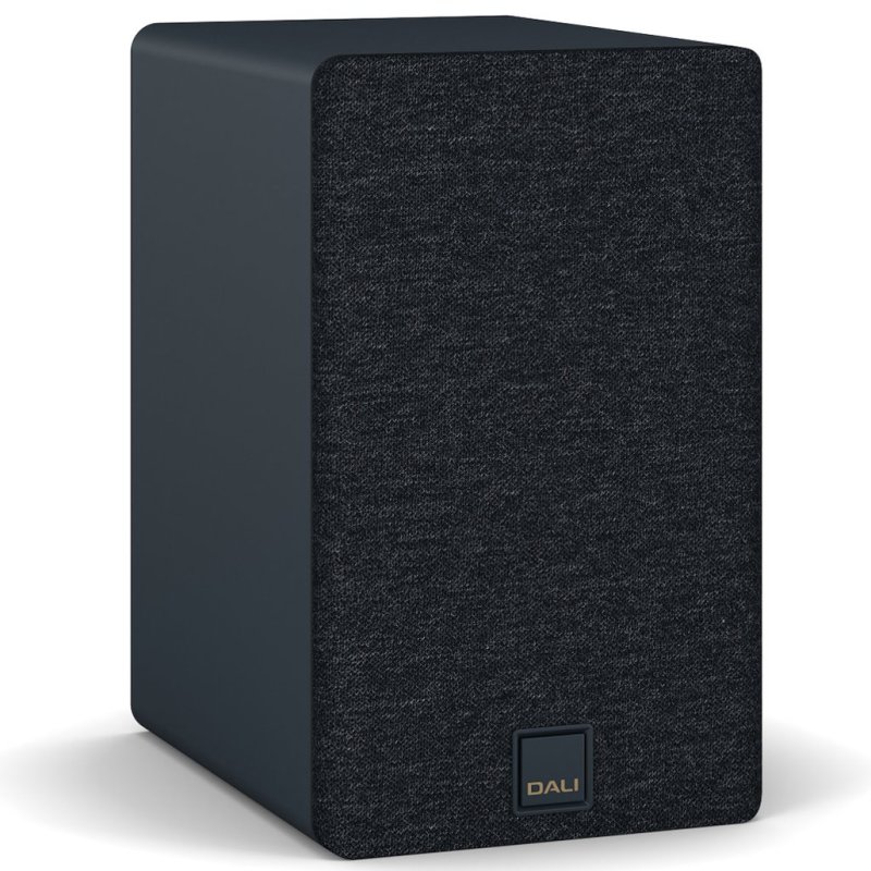 DALI KUPID Bookshelf Speakers Chilly Blue (Pair) — side view (grille on)