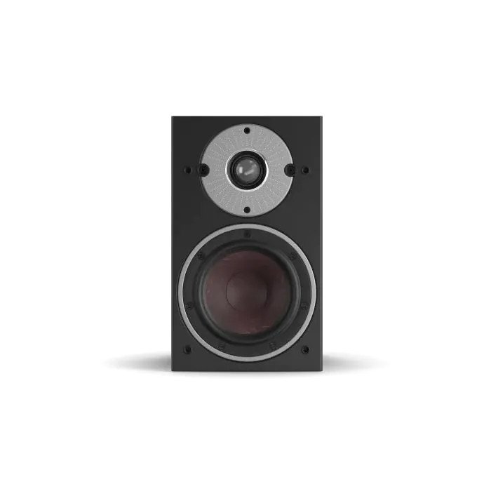 DALI Oberon 1 Bookshelf Speakers Dark Walnut (Pair) — front angle