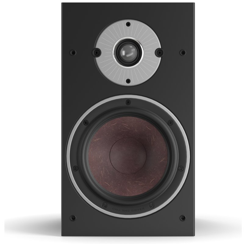 DALI Oberon 3 Bookshelf Speaker Dark Walnut - Front View