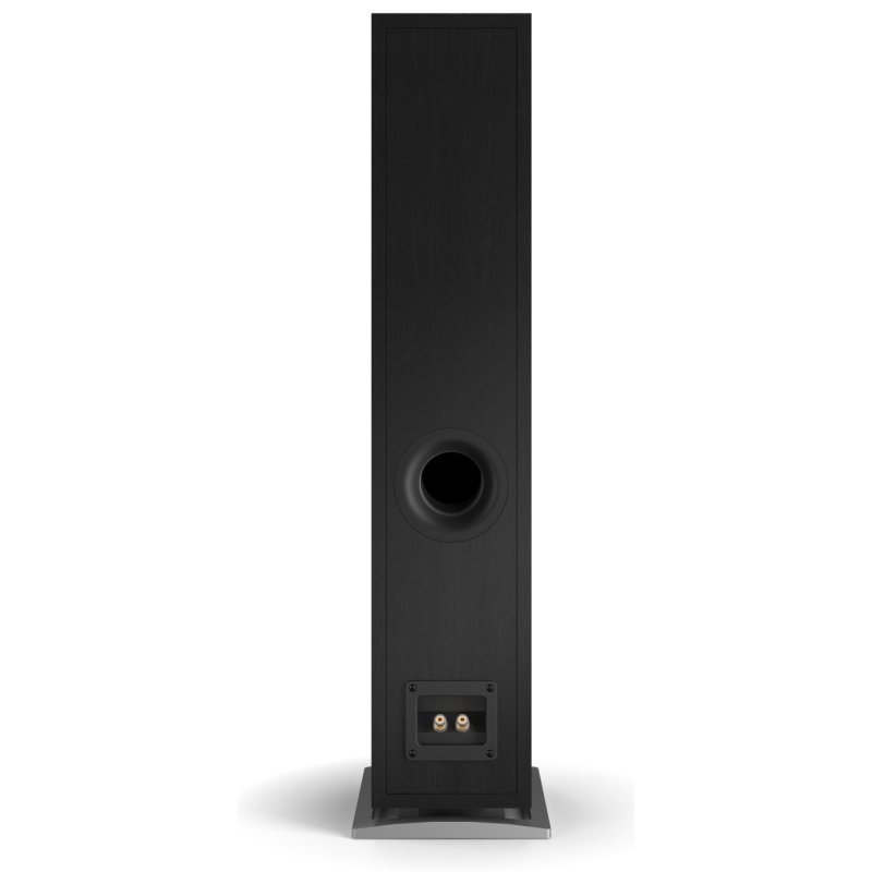 DALI Oberon 5 Floorstanding Speakers Black Ash (Pair): rear view