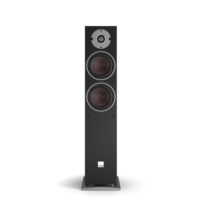 DALI Oberon 5 Floorstanding Speakers Dark Walnut (Pair): front view