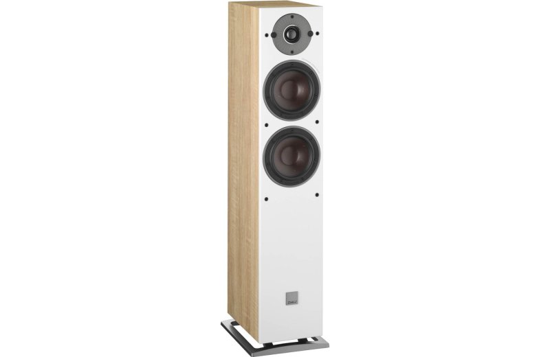 DALI Oberon 5 Floorstanding Speakers Light Oak (Pair) — front view