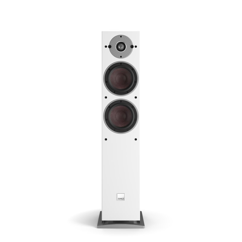 DALI Oberon 5 Floorstanding Speakers White (Pair): front view