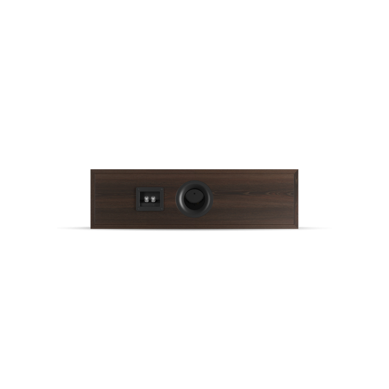 DALI Oberon Grand Vokal Centre Speaker Dark Walnut (Single) — rear view