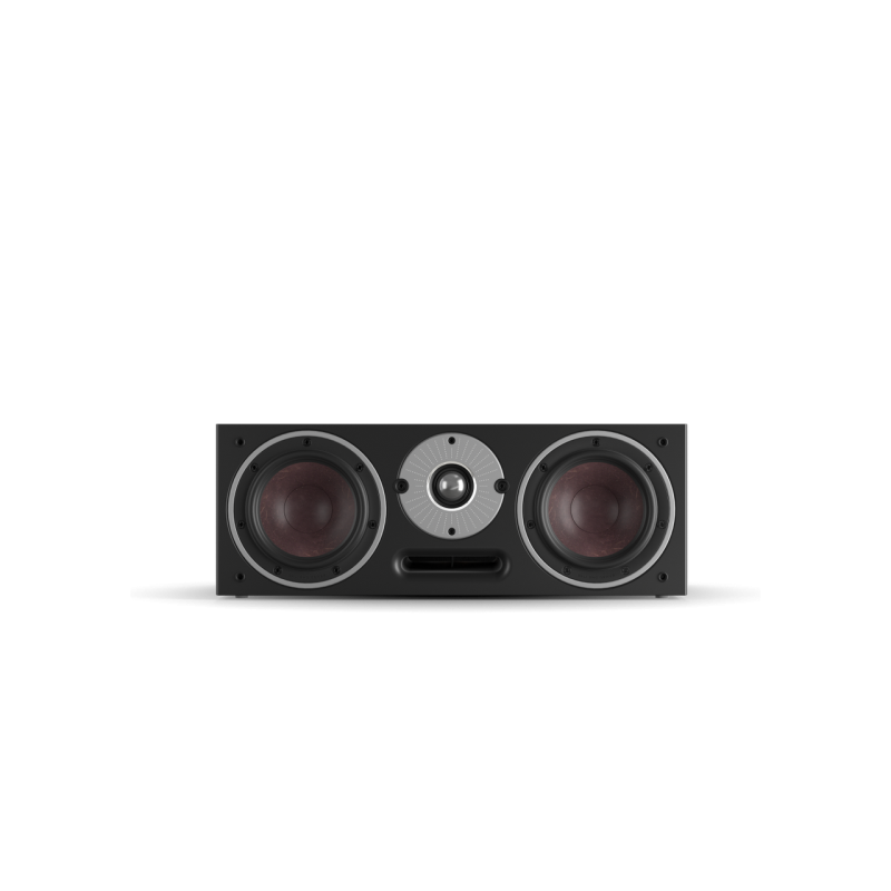DALI Oberon Vokal Centre Speaker Black Ash — front view
