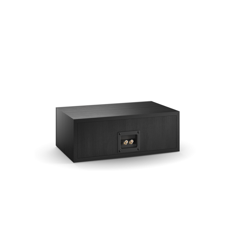 DALI Oberon Vokal Centre Speaker Black Ash — rear view