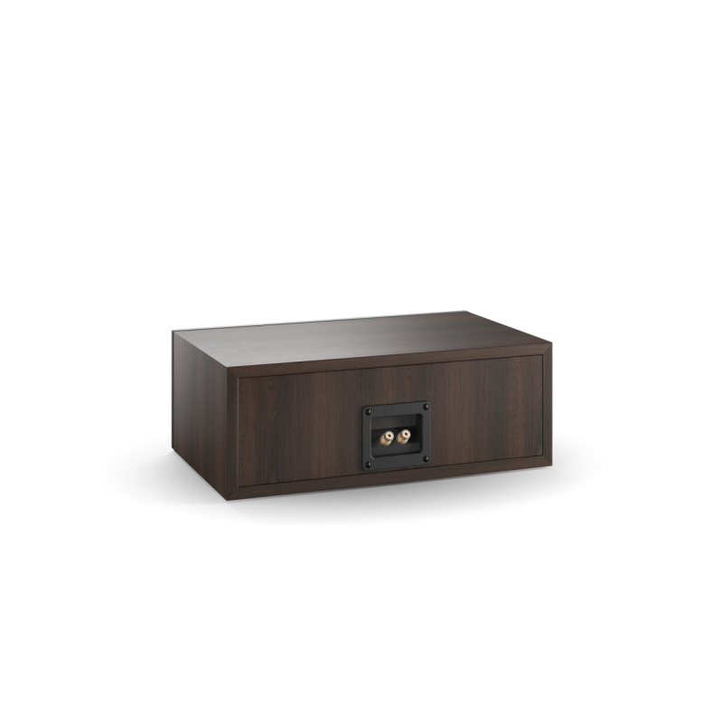 DALI Oberon Vokal Centre Speaker Dark Walnut — rear view