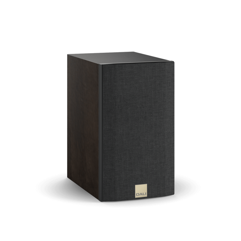 DALI Opticon 1 MK2 Bookshelf Speakers Tobacco (Pair) — front view (grille on)