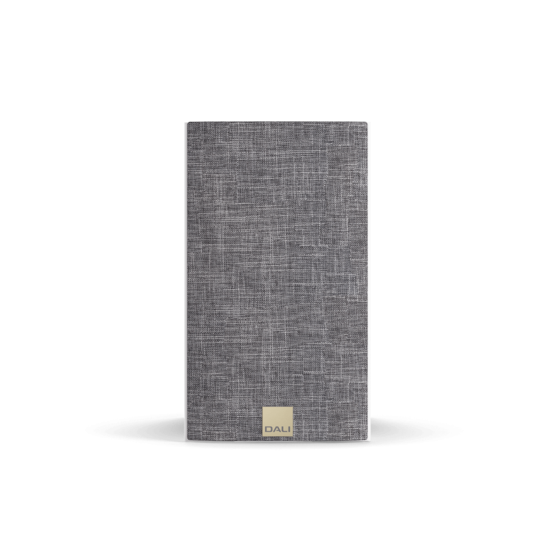 DALI Opticon 1 MK2 Bookshelf Speakers White (Pair) — front view (grille on, straight)