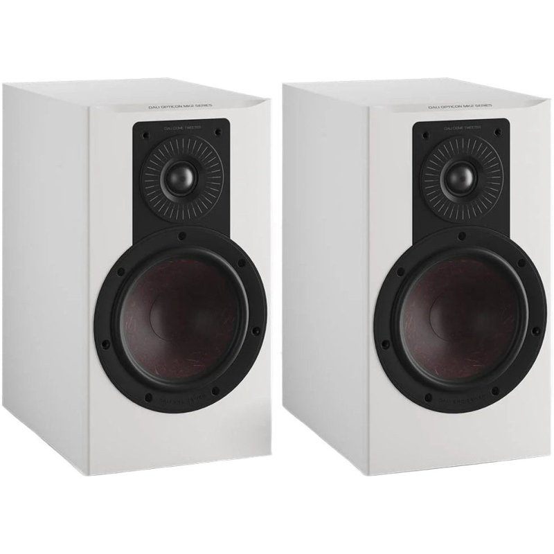 DALI Opticon 2 MK2 Bookshelf Speakers White (Pair)