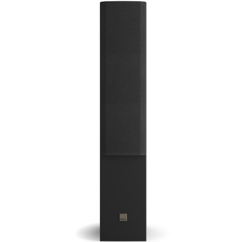 DALI Opticon 6 MK2 Floorstanding Speakers Black (Pair) — front view (grille on)