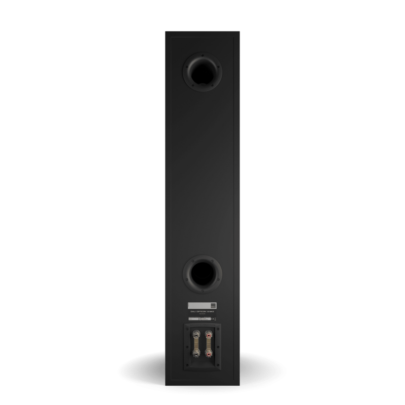 DALI Opticon 8 MK2 Floorstanding Speakers Satin Black (Pair) — rear view
