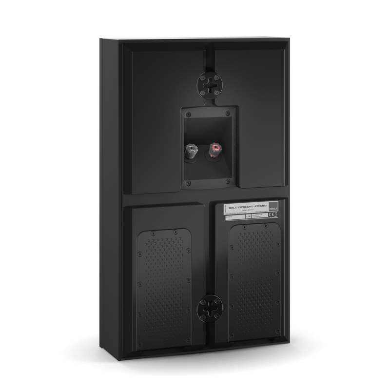 DALI Opticon LCR MK2 Speaker Black (Single) — rear panel