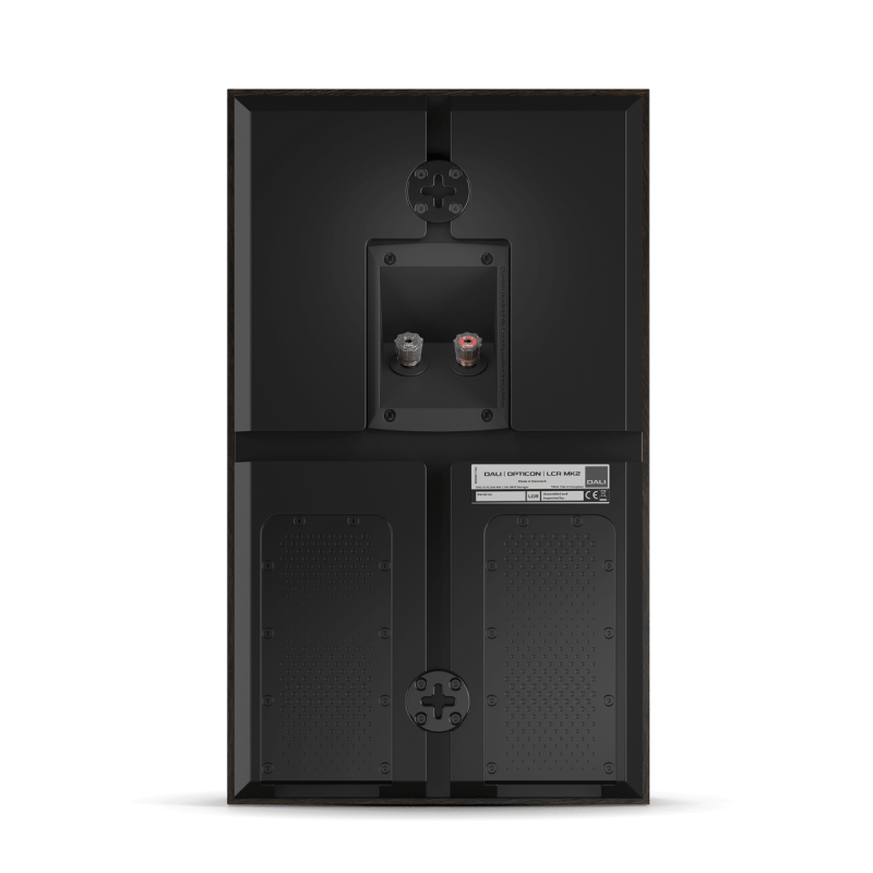 DALI Opticon LCR MK2 Speaker Tobacco (Single) — rear view